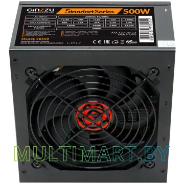 Блок питания Ginzzu SB500 500W